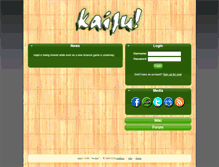 Tablet Screenshot of kaiju.oddnetwork.org